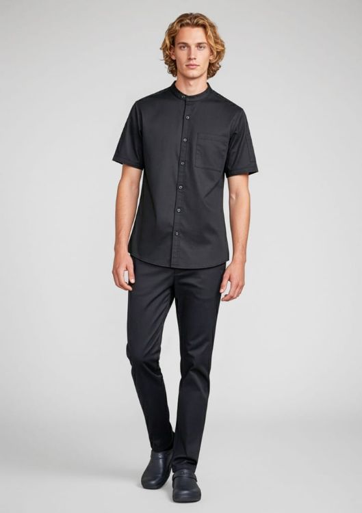 Picture of Mens Salsa Short Sleeve Chef Shirt