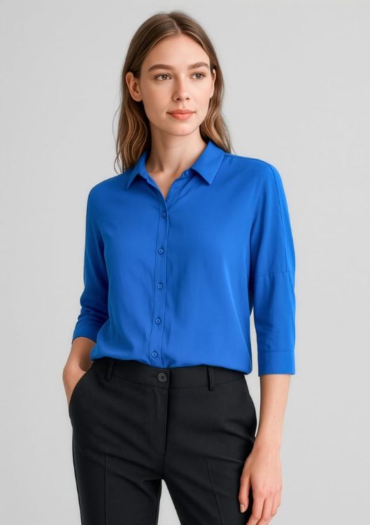 Picture of Womens Dahlia 3/4 Sleeve Blouse
