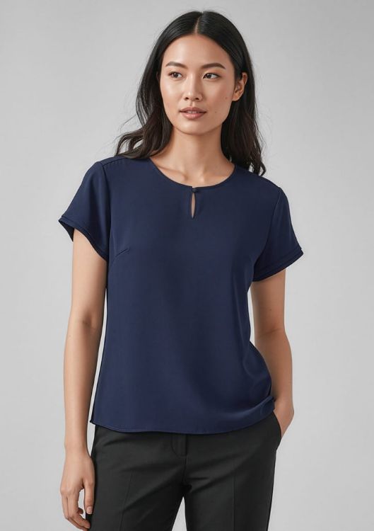 Picture of Womens Evelyn Short Sleeve Blouse