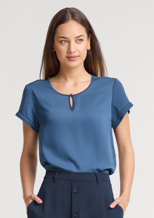 Picture of Womens Evelyn Short Sleeve Blouse
