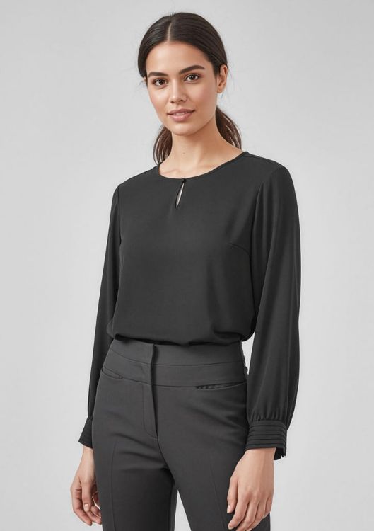 Picture of Womens Evelyn Long Sleeve Blouse