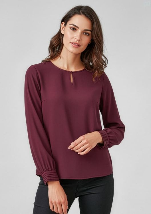 Picture of Womens Evelyn Long Sleeve Blouse