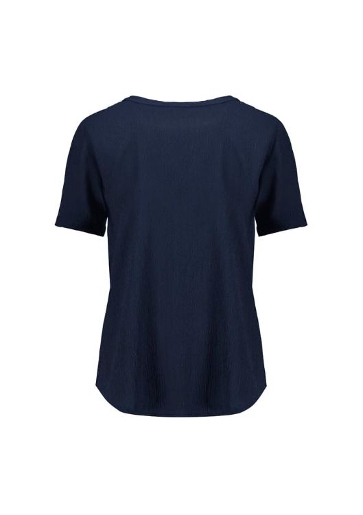 Picture of Womens Ruche Short Sleeve Blouse
