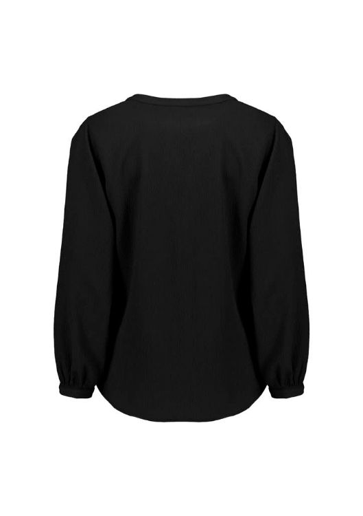 Picture of Womens Ruche Long Sleeve Blouse