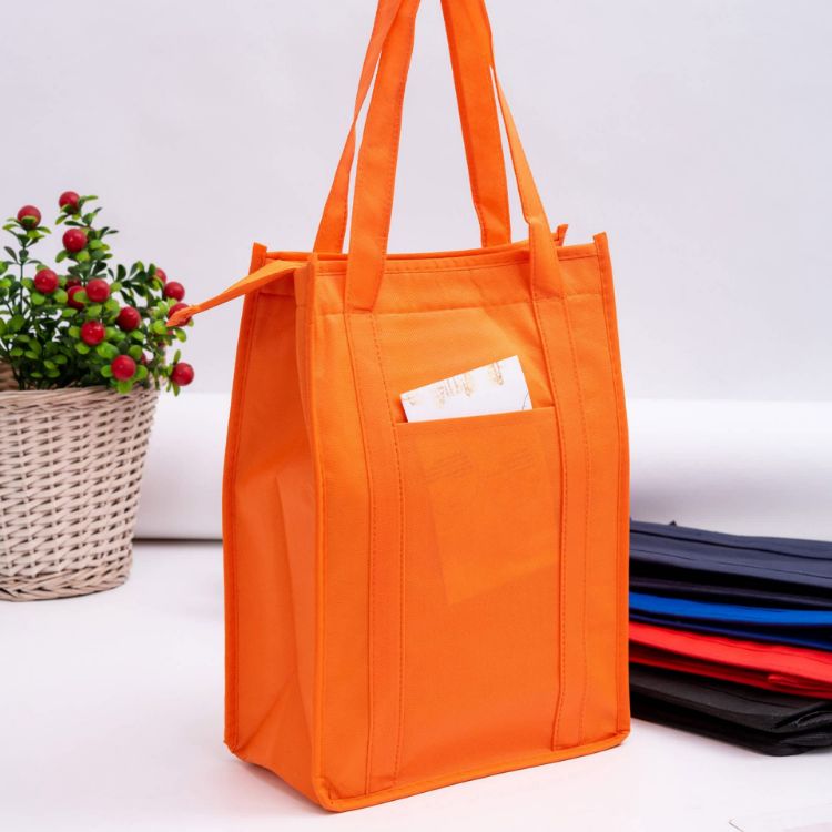 Picture of Non Woven Cooler Bag with Top Zip Closure