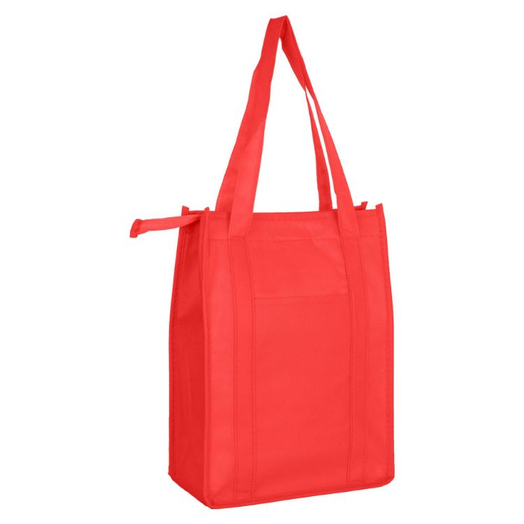 Picture of Non Woven Cooler Bag with Top Zip Closure