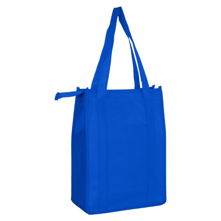Picture of Non Woven Cooler Bag with Top Zip Closure