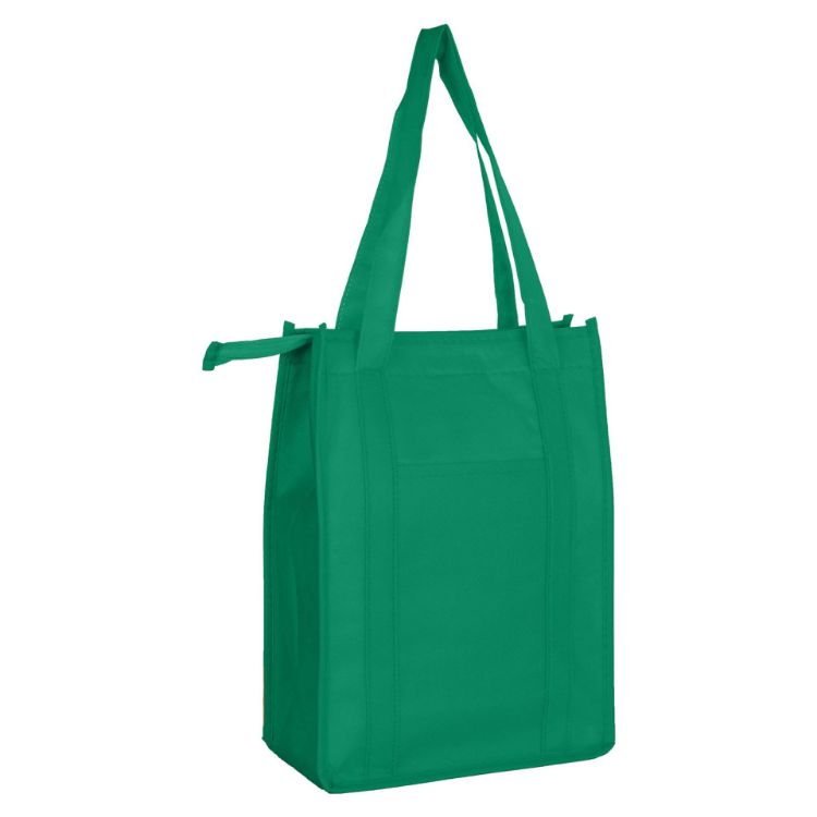 Picture of Non Woven Cooler Bag with Top Zip Closure