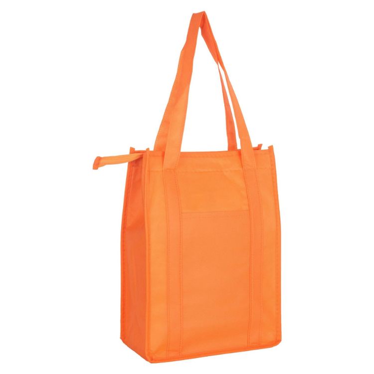 Picture of Non Woven Cooler Bag with Top Zip Closure