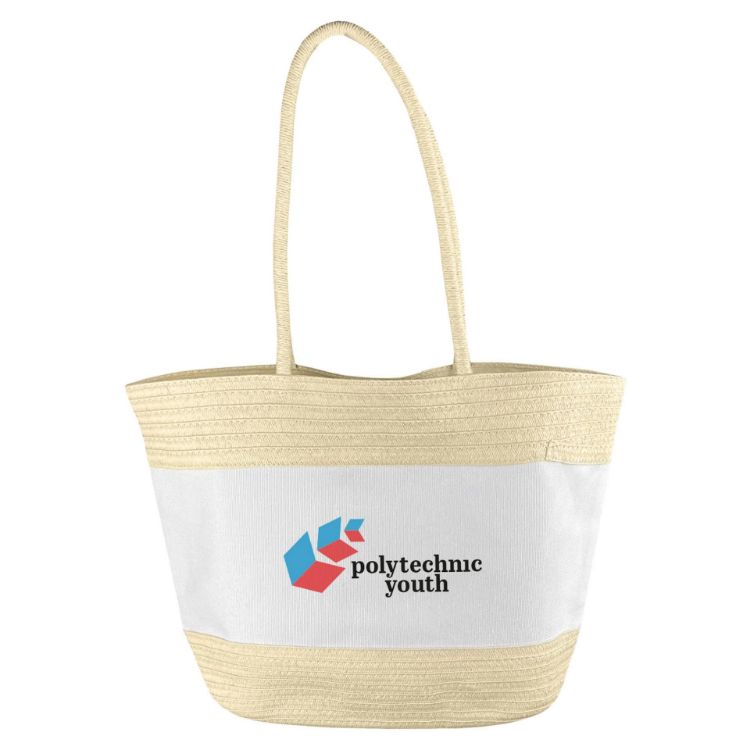 Picture of Patterned Paper Tote Bag