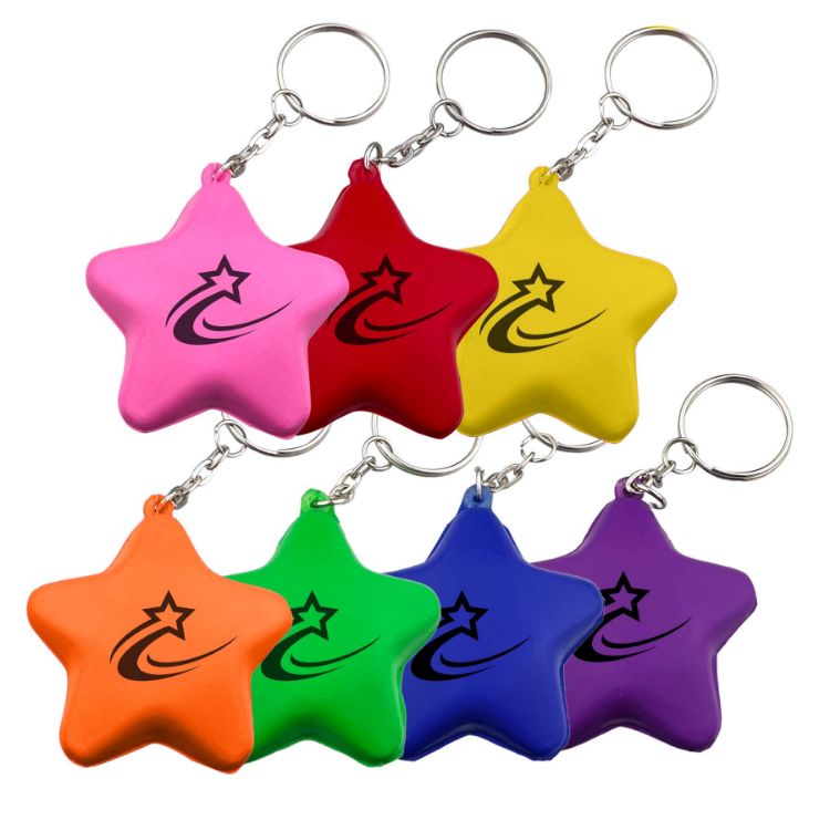 Picture of Stress Star Key Ring