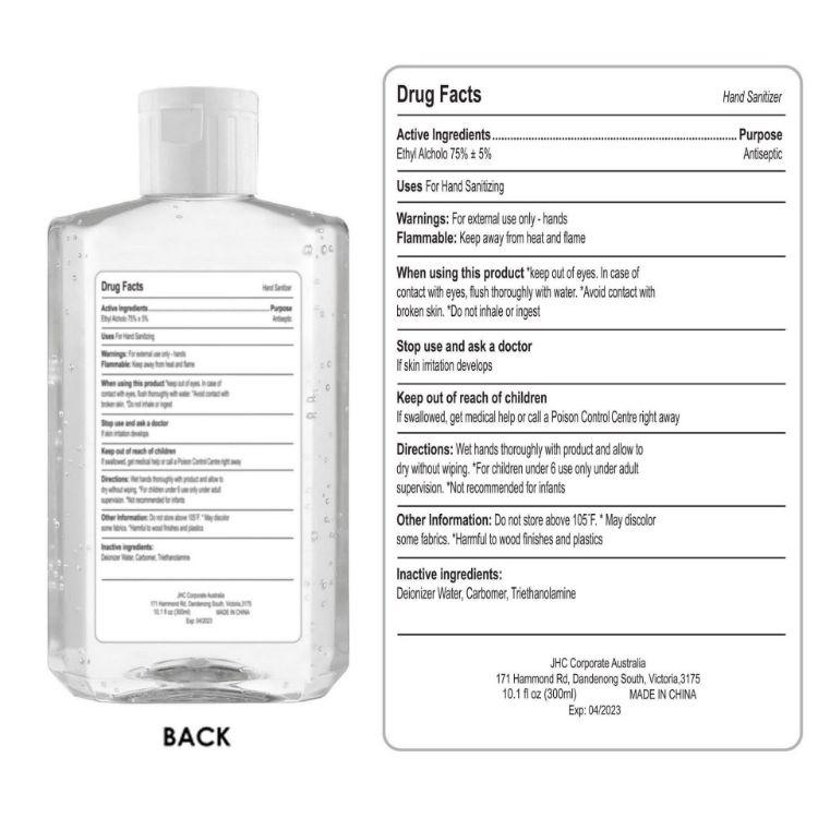 Picture of 300ml Hand Sanitiser Gel 75% Alcohol