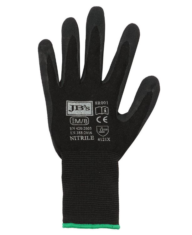 Picture of JB's Black Nitrile Breathable Glove (12 Pk)