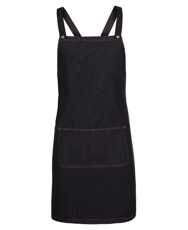 Picture of JB's Cross Back Denim Apron (Without Strap)