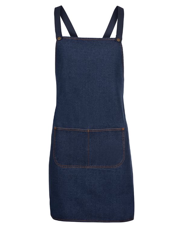 Picture of JB's Cross Back Denim Apron (Without Strap)