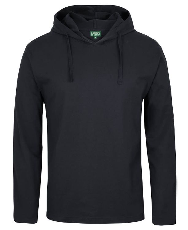 Picture of C of C L/S Hooded Tee Black