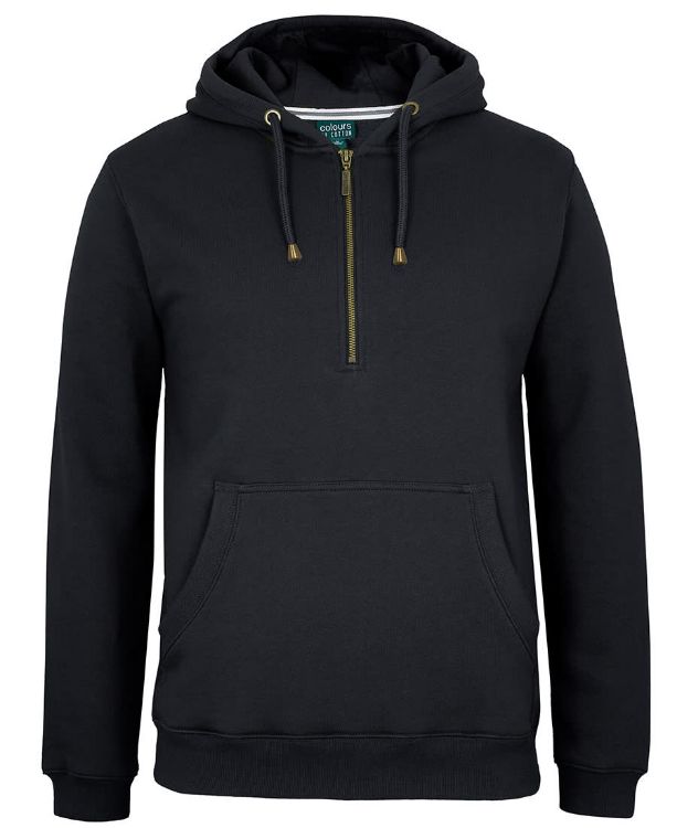 Picture of C of C Brass 1/2 Zip Hoodie Graphite Marle