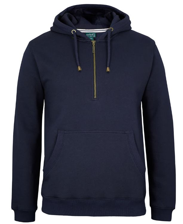 Picture of C of C Brass 1/2 Zip Hoodie Graphite Marle