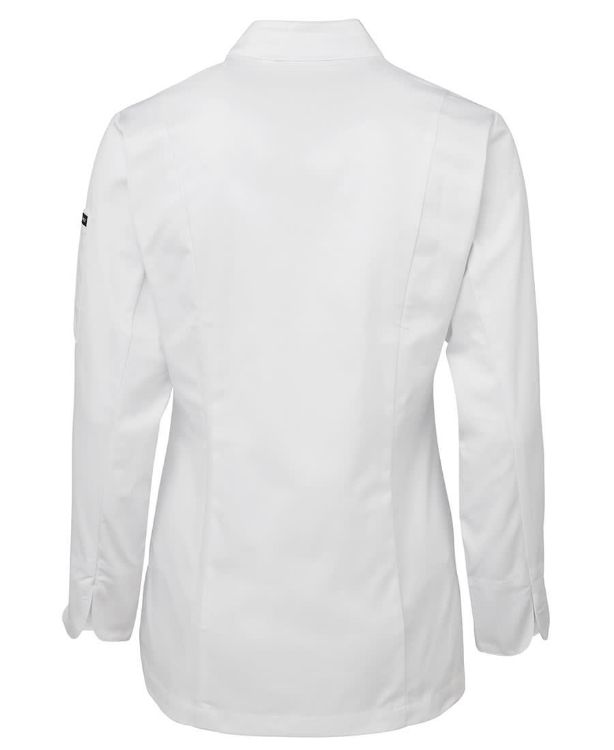 Picture of JB's Ladies L/S Chef's Jacket White