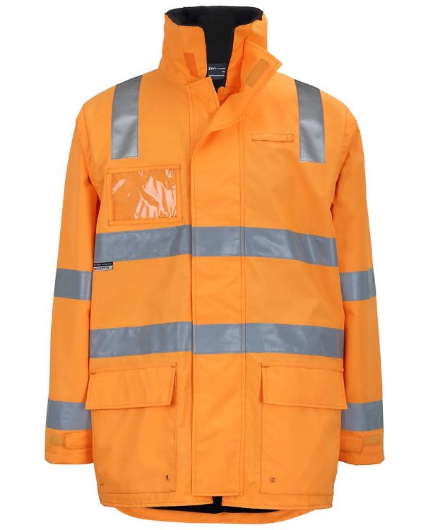 Picture of JB's Aust. Rail D+N Zip Off Sleeve L/Line Jacket Orange