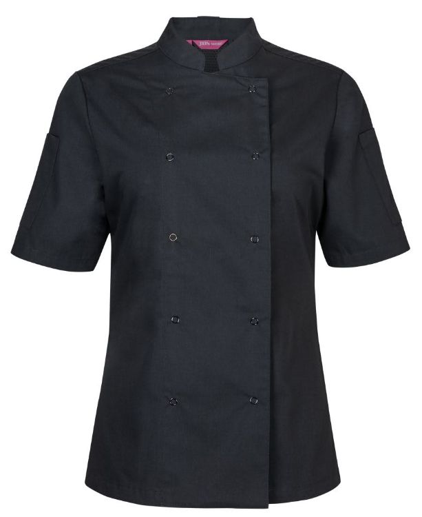 Picture of JB's Ladies S/S Snap Button Chefs Jacket