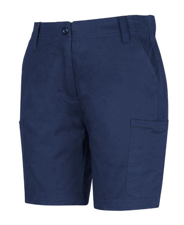 Picture of JB's Ladies Multi Pocket Stretch Twill Short Navy