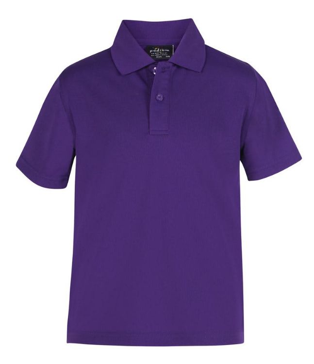 Picture of Podium Kids S/S Poly Polo