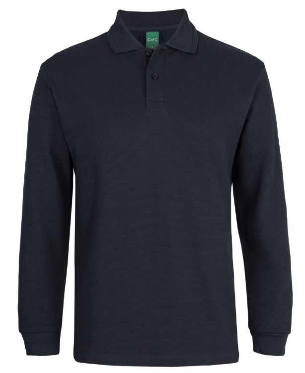 Picture of C of C L/S 320 G Popcorn Cotton Polo