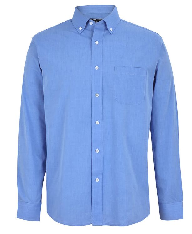 Picture of JB's L/S Fine Chambray Shirt Lt Blue