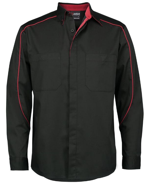 Picture of Podium L/S Industry Shirt Black/