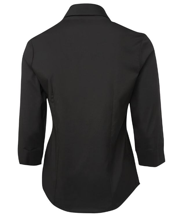 Picture of JB's Ladies Urban 3/4 Poplin Shirt Black