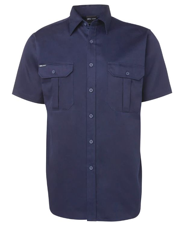 Picture of JB's S/S 190 G Work Shirt Navy