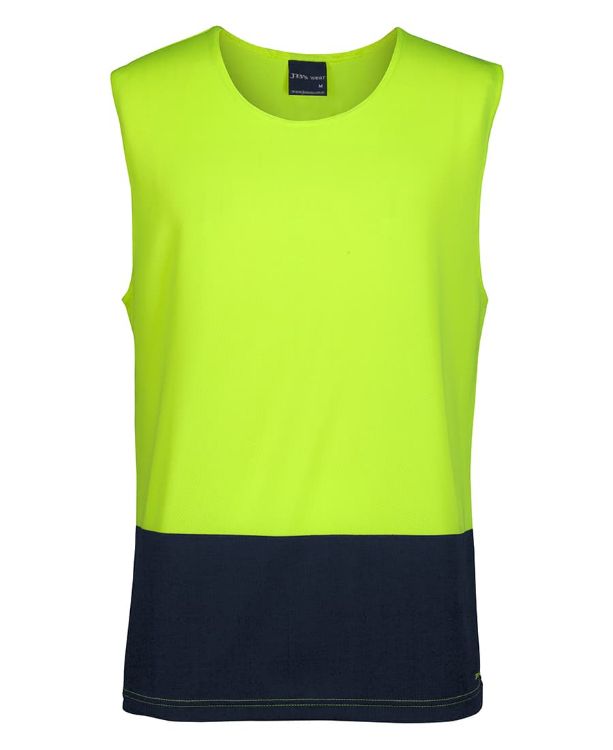 Picture of JB's Hv Muscle Top Lime/Navy