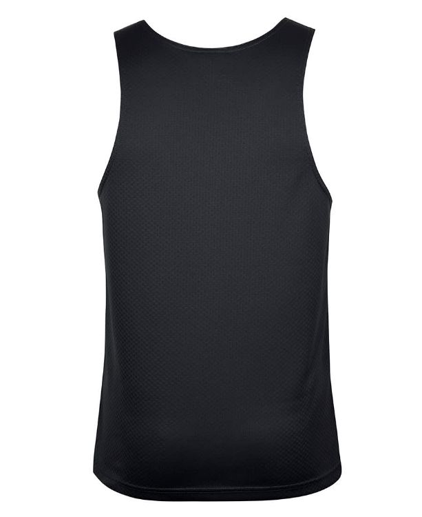 Picture of Podium Cool Jacquard Singlet Royal/White/Grey