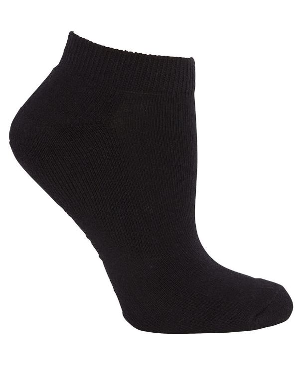 Picture of Pdm Sport Ankle Sock 5 Pack Black