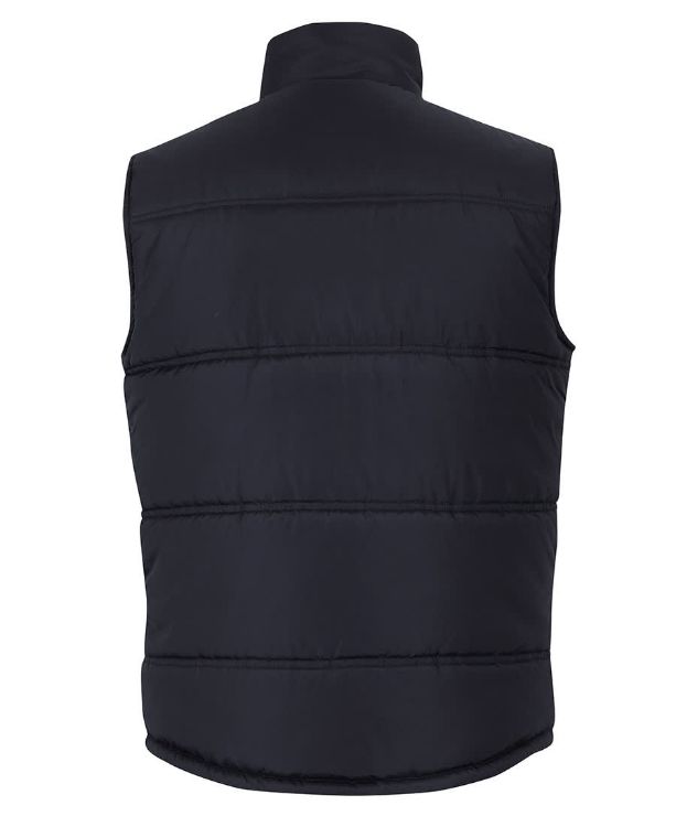 Picture of JB's Puffer Contrast Vest Black/