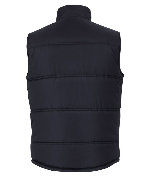 Picture of JB's Puffer Contrast Vest Black/