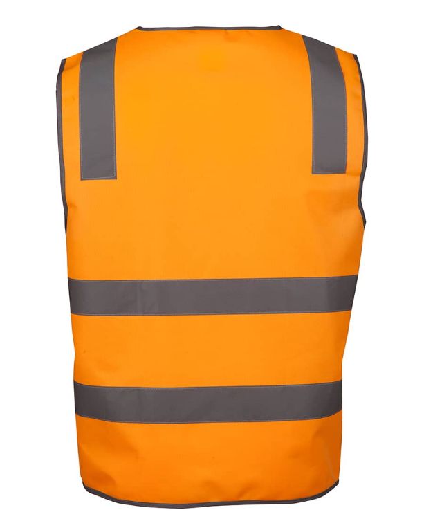 Picture of JB's Vic Rail (D+N) Zip Safety Vest Orange