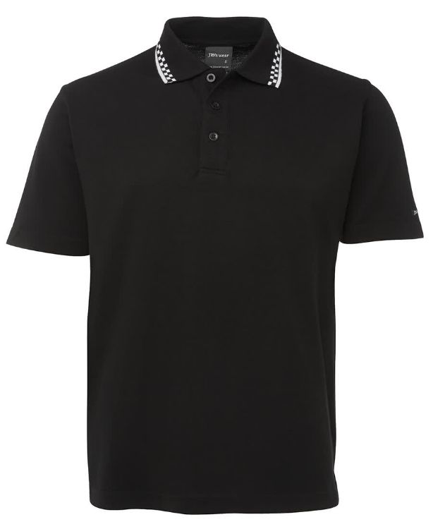 Picture of JB's Chef Polo Black/White
