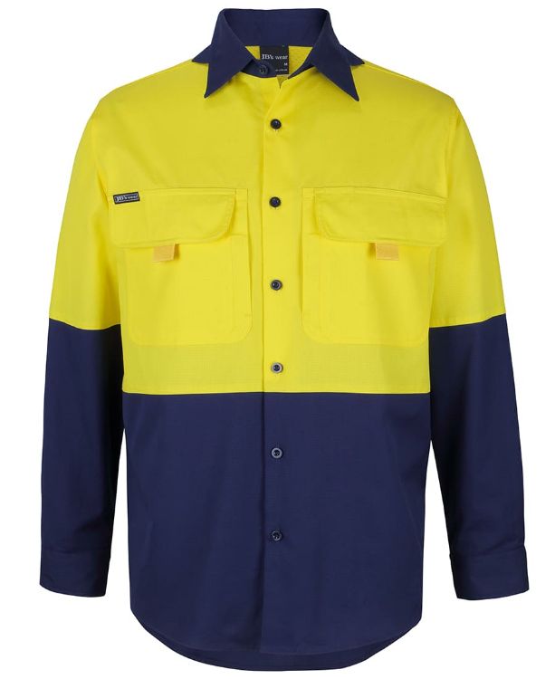 Picture of JB's Hv L/S Ripstop Fishing Shirt