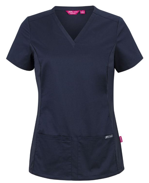 Picture of JB's Ladies Premium Stretch Panel Scrub Top