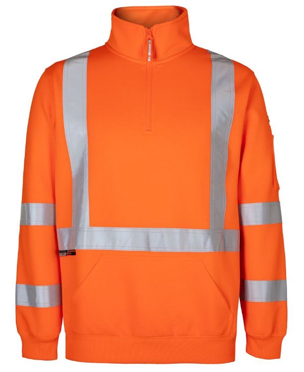 Picture of JB's Nsw/Qld Rail (D+N) Xback 1/2 Zip Fleece Orange