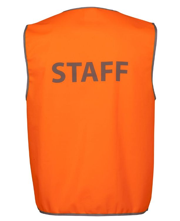Picture of JB's Hv Safety Vest Print Staff Lime
