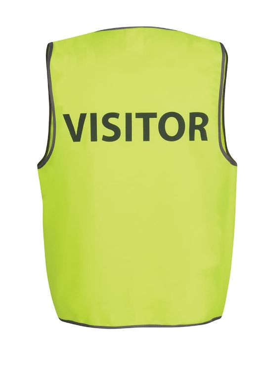 Picture of JB's Hv Safety Vest Print Visitor