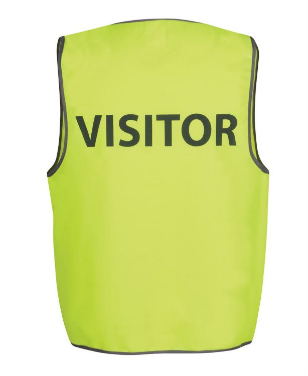 Picture of JB's Hv Safety Vest Print Visitor