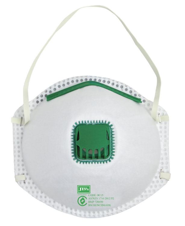 Picture of JB's Blister (3 Pc) P2 Respirator With Valve