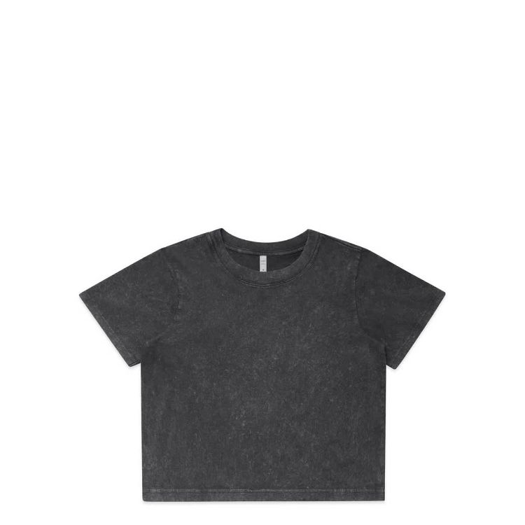 Picture of Wo's Stone Wash Heavy Crop Tee