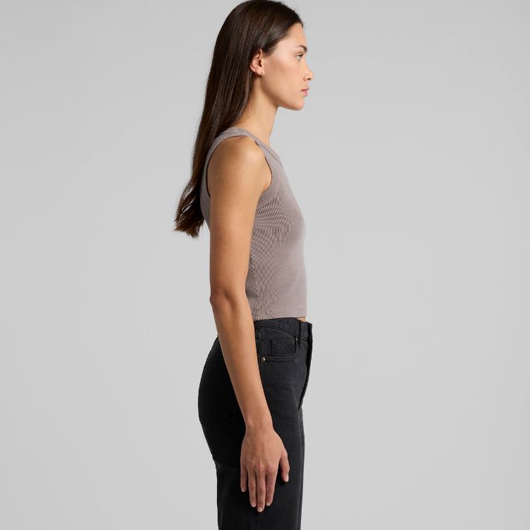 Picture of Wo's Faded Organic Rib Crop Tank