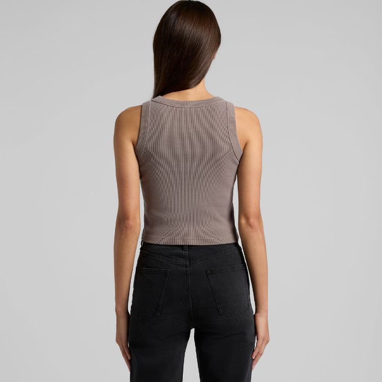 Picture of Wo's Faded Organic Rib Crop Tank