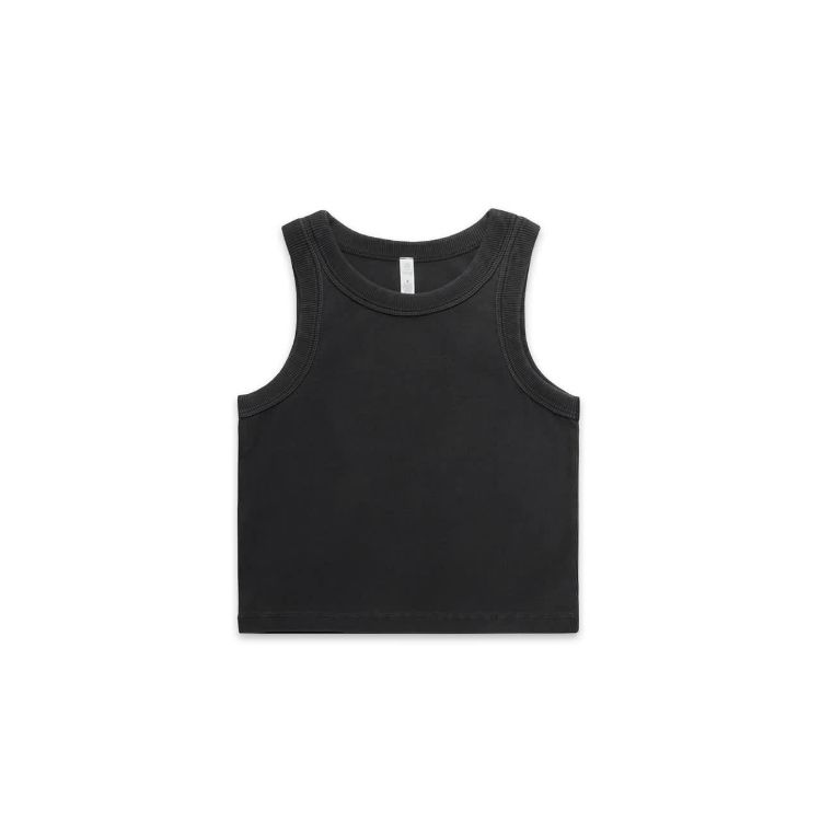 Picture of Wo's Faded Organic Rib Crop Tank